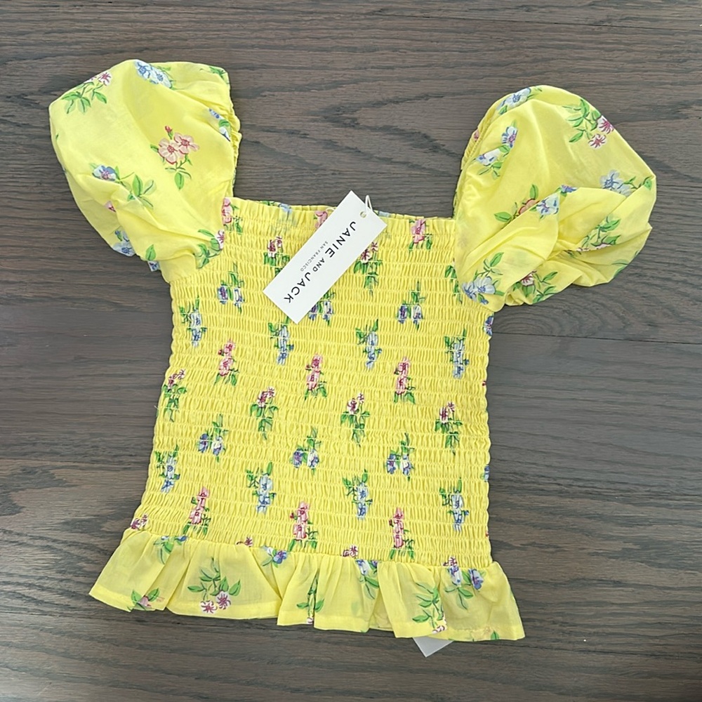 Janie and Jack smocked top. New with tags. Size 2t